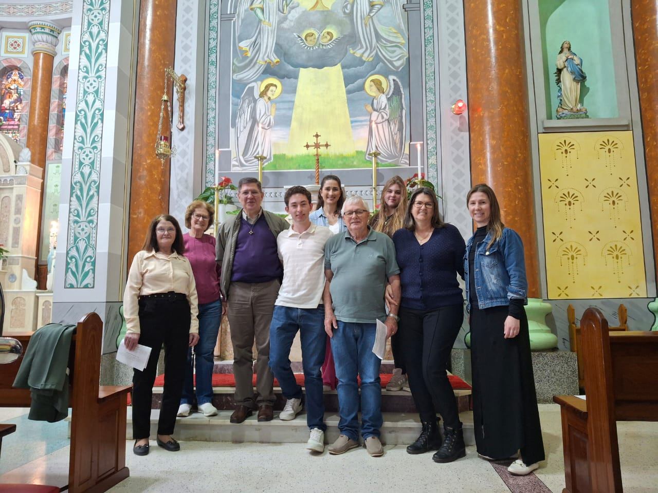 Terço em Alemão na Catedral resgata tradição, fé e memória cultural em Rio do Sul
