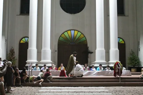 Encenação da Última Ceia - Foto 1